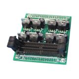 Tablero del carrete Oiginal LIYU para impresoras de inyección de tinta solvente PZ-3208 con adaptador para 3 tarjetas (Konika 512,14PL).