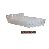 6colors 440ML Refillable Cartridge with Permanent Chips for Mimaki SS21 CMYKLCLM 