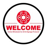 Customized Single Color LOGO Advertising Light Films for Logo Projector Light 37X26mm