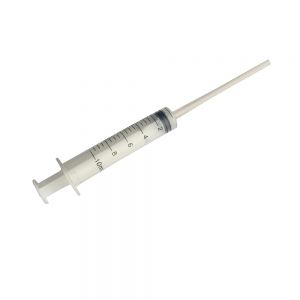 Jeringa de plástico con tubo 10ml